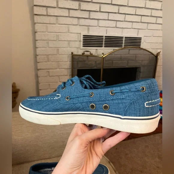 Men’s guy Harvey gulf linen boat shoes - Picture 7 of 10